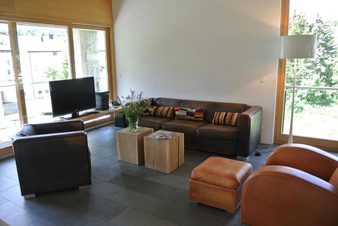 Chesa La Montanella - Ferienwohnung, Maloja Exteriér fotografie