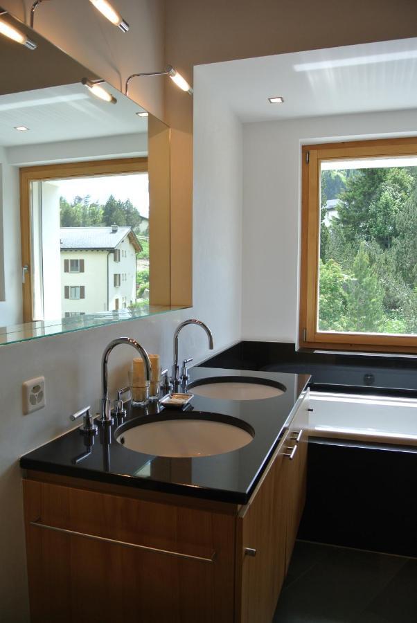 Chesa La Montanella - Ferienwohnung, Maloja Exteriér fotografie